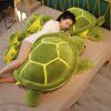 Peluche geante Tortue de mer en peluche pour enfants, jouet vert ange