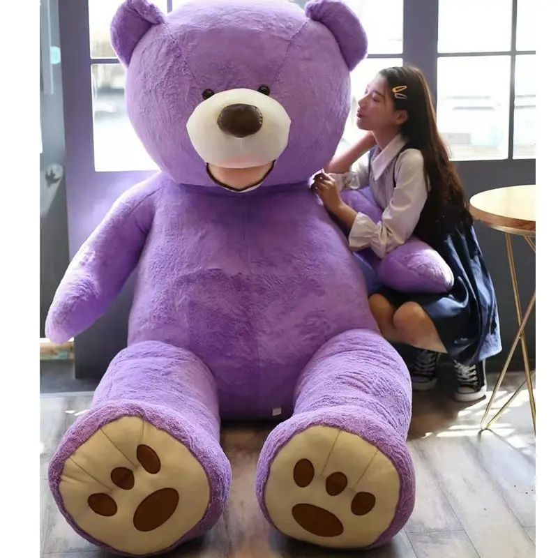 Geante ours couleurs peluche - jouet couineur, jouet de mastication 260cm