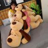 Peluche geante angiPlush pour bébé, grand chien endormi
