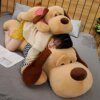 Peluche geante angiPlush pour bébé, grand chien endormi