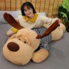 Peluche geante angiPlush pour bébé, grand chien endormi