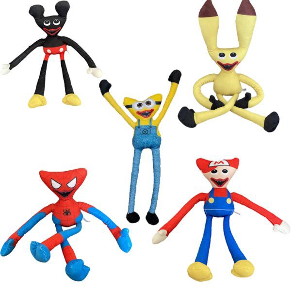 peluche bonhomme de neige de Noël, double tête, effrayant