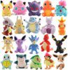 Peluche pokemon de la Série Pokémon, Pikachu, Salamèche...