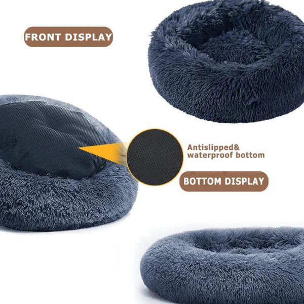 Coussin chien de lit en peluche pour chien, tapis Long