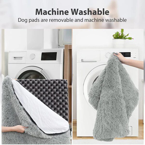 Coussin en peluche super douce apaisante – Lit polyvalent