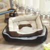 Panier niche cocoon pour chien & chat – Lit maison ultra-confort