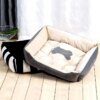 Panier niche cocoon pour chien & chat – Lit maison ultra-confort