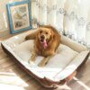 Panier niche cocoon pour chien & chat – Lit maison ultra-confort