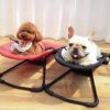 Lit chaise à bascule pliable pour chien – Confort hors sol
