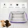Coussin de lit lavable pour chien & chat – Canapé-lit respirant