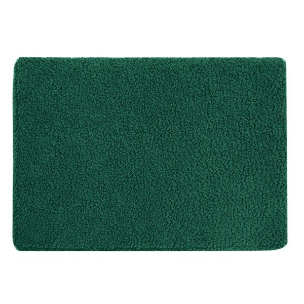 Coussin carré en velours avec fermeture éclair – Lit stable et lavable