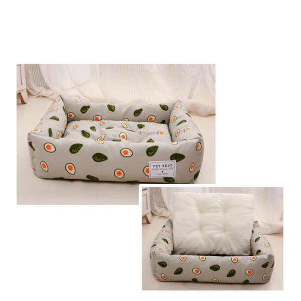 Panier chien rectangulaire rafraîchissant – Canapé-lit lavable en polymères