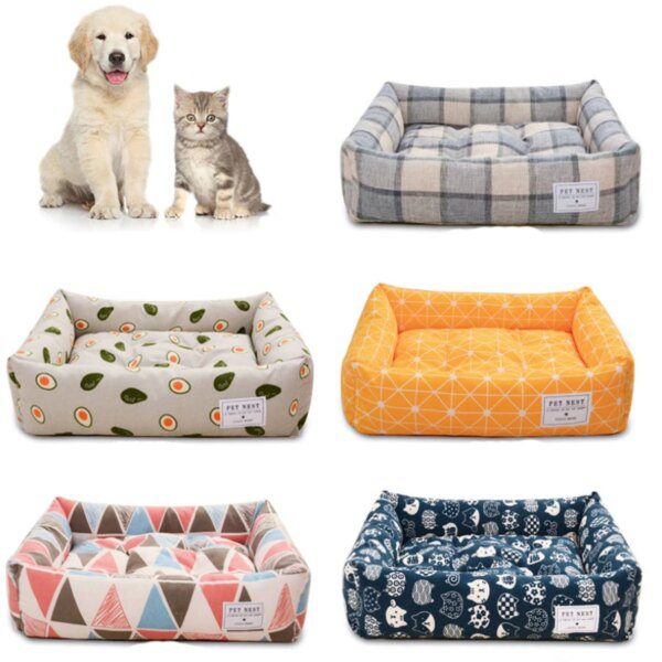 110372-cf2088.jpg Panier chien rectangulaire rafraîchissant – Canapé-lit lavable en polymères