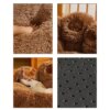 Panier Chien & Chat en Peluche Lavable – Canapé-Lit