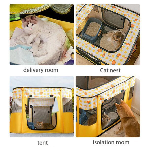 Tente pour Chat Pliante Confortable – Maison de Mise Bas