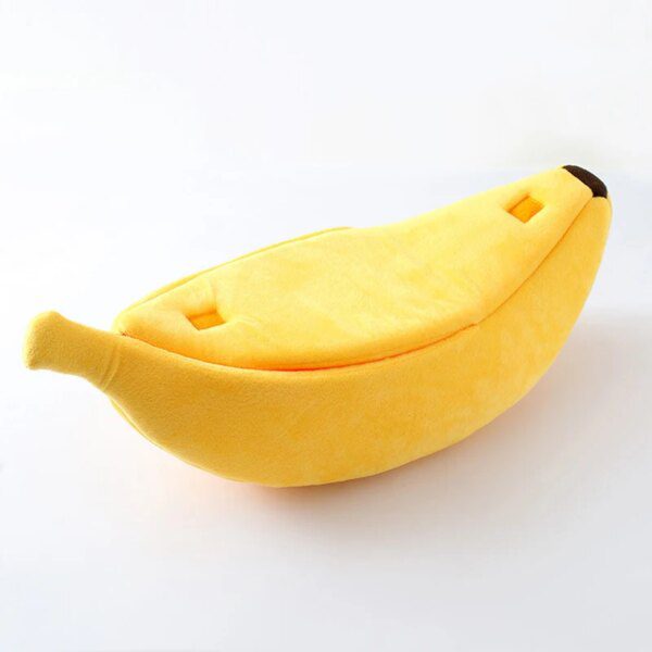Niche pour Chat en Polymère “Banane” – Maison Chaude