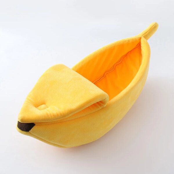 Niche pour Chat en Polymère “Banane” – Maison Chaude
