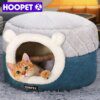 Maison pour chat & petit chien – Lit doux transformable en niche