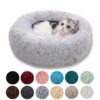 111582-c90d13.jpg Coussin chat en polymères – Lit rond en peluche longue, niche chaude