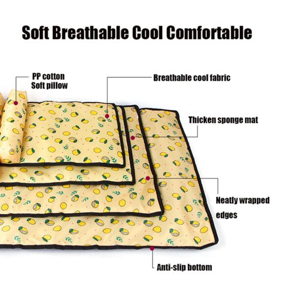 Coussin chat couverture respirante pour animaux de compagnie