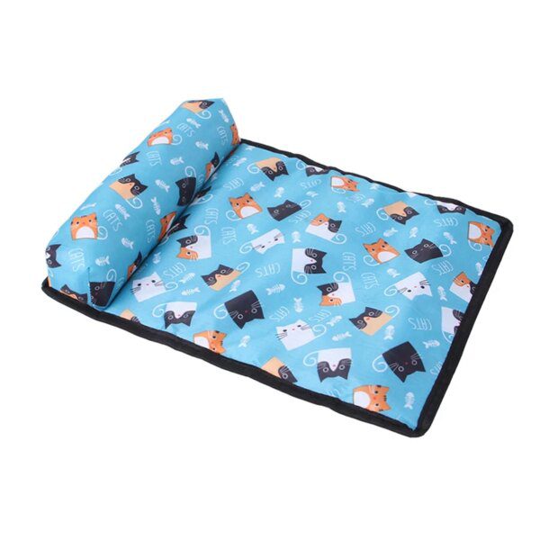 Coussin chat couverture respirante pour animaux de compagnie