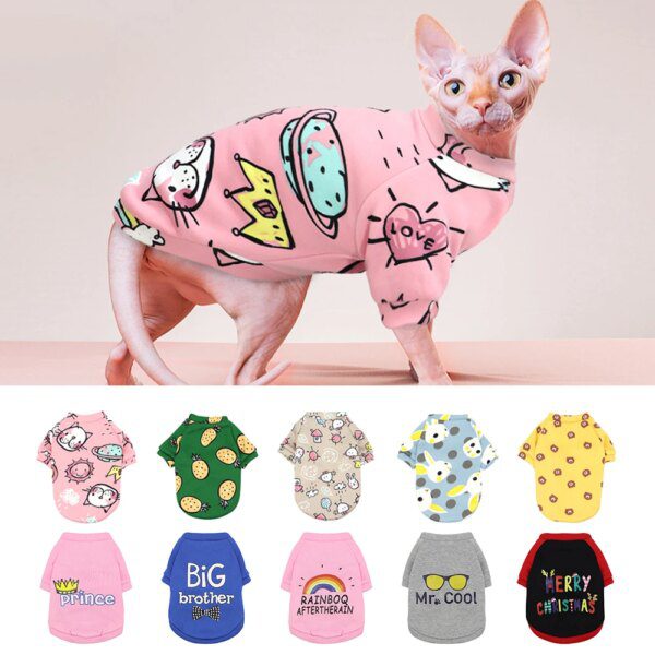 111912-7d7107.jpg Pull pour chat & petit chien – Sweat à capuche doux et chaud automne