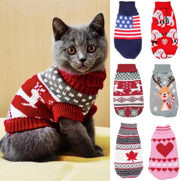 111924-f8b73e.jpg Pull pour chat de chat mignon, vêtements chauds d'hiver pour animaux de compagnie