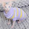 Pull à Capuche d’Hiver en Laine pour Chat & Petit Chien – Spécial Sphynx