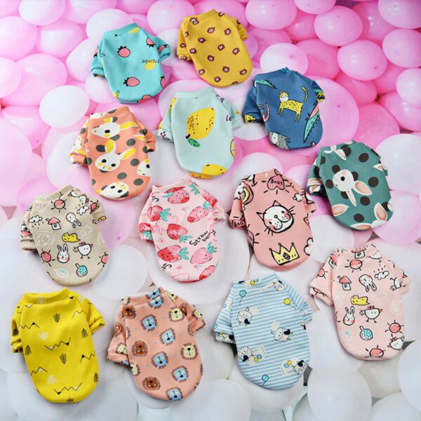 Pull à Capuche Cartoon pour Chat & Petit Chien – Sweat d’Hiver