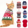 112878-e7fc14.jpg Pull pour chat de Noël pour animaux de compagnie, vêtements chauds pour petits et moyens chiens