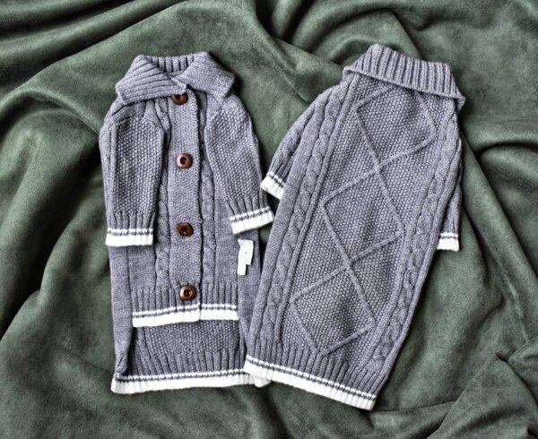 Déguisement pour chat – Pull à col roulé polaire pour chat sans poils