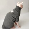 Déguisement pour chat – Pull en coton à col roulé pour chat Sphynx