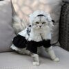 Déguisement pour chat – Ensemble robe & chapeau de femme de chambre