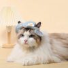 Chapeau élastique raffiné et mignon pour chat & chiot – Accessoire photo