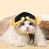 Chapeau élastique raffiné et mignon pour chat & chiot – Accessoire photo