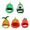Bonnet pour chat & petit chien – Accessoire de sauna aux fruits mignons