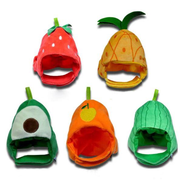 Bonnet pour chat & petit chien – Accessoire de sauna aux fruits mignons