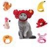 Bonnet de Noël pour chat & petit chien – Accessoire festif chaud