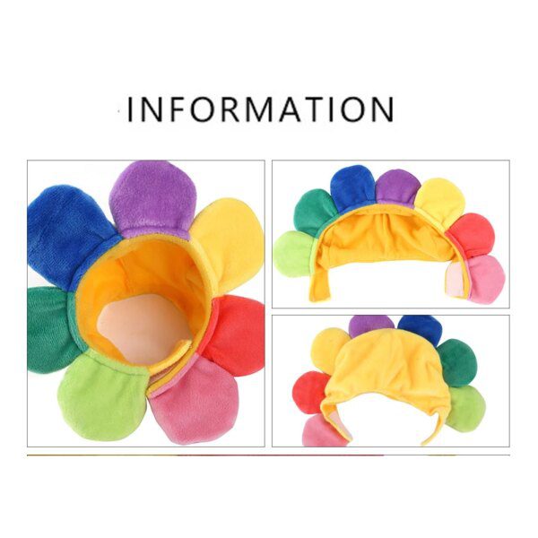 Chapeau Tournesol pour chat & chien – Déguisement Teddy fleurie