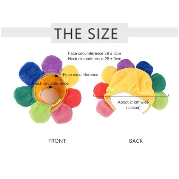 Chapeau Tournesol pour chat & chien – Déguisement Teddy fleurie