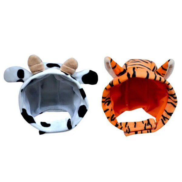 Chapeau chaud en forme d’animal pour chat & chien – Cosplay vache