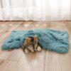 Couverture épaisse en peluche longue – Tapis de couchage chaud