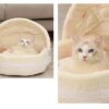 116301-6880e7.jpg Panier Chat Princesse avec Auvent – Lit Rond Cocoon
