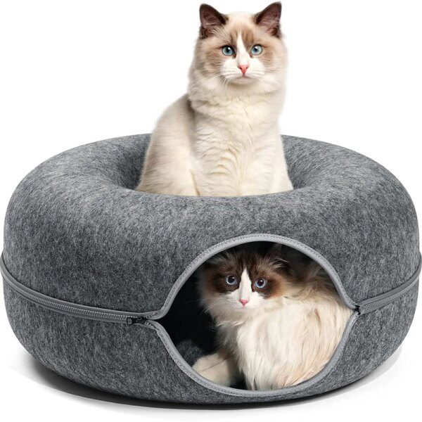 Jouet Tunnel du Chat de Lit – Maison Cocoon & Tunnel