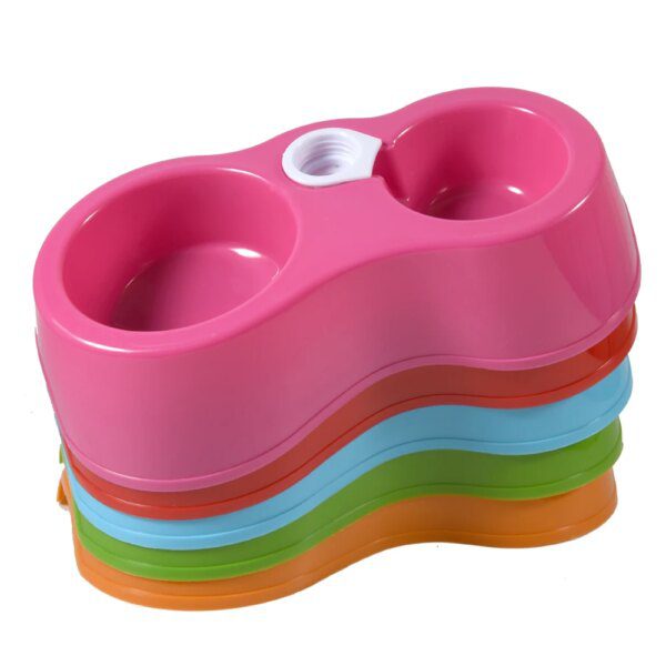 Distributeur double eau & croquettes anti-renversement