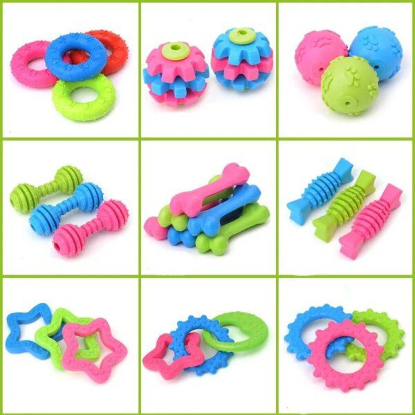 Lot de 10 Jouets Interactifs pour Petit Chien & Chiot – Mastication, Entraînement