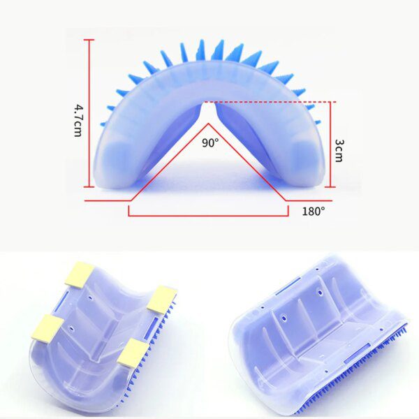 Cat&Grat™ – Brosse Auto-Toilettage & Massage d’Angle