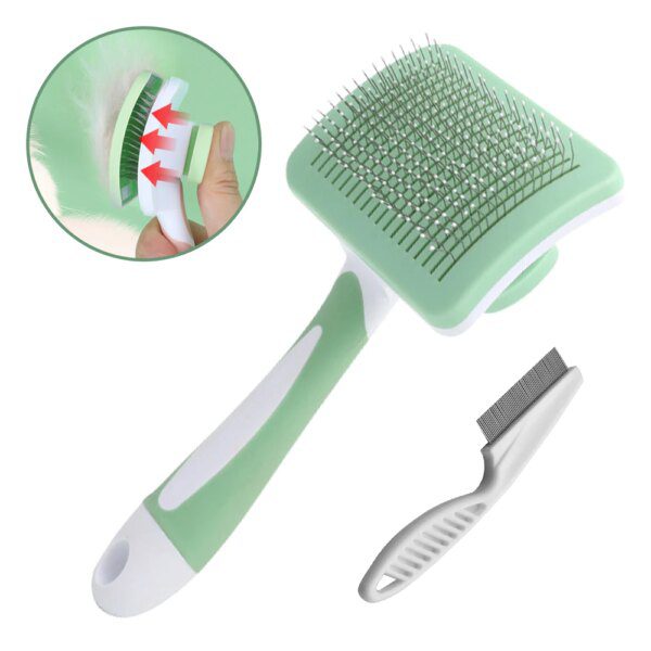 Brosse de Toilettage pour Chats & Chiens à Poils Longs – Démêlante