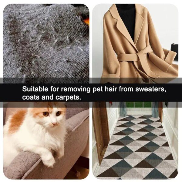 Rouleau Détacheur de Poils pour Chat & Chien – Brosse Anti-Peluches