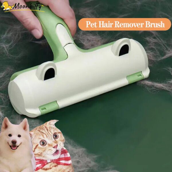 Brosse à Rouleau Anti-Poils pour Chat & Chien – Détacheur Portable Réutilisable pour Canapés